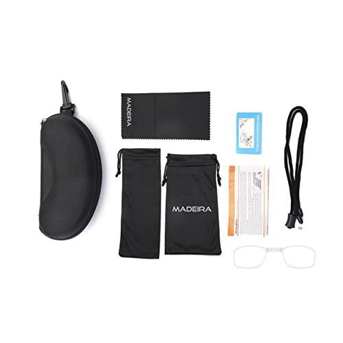 Lunette de sport solide et légère polarisée UV 400 homme femme avec 3 verres interchangeables pour le cyclisme, la pêche, le golf, la course + cordon + socle verre myopie (+ étui et pochette OFFERT) - Image 5