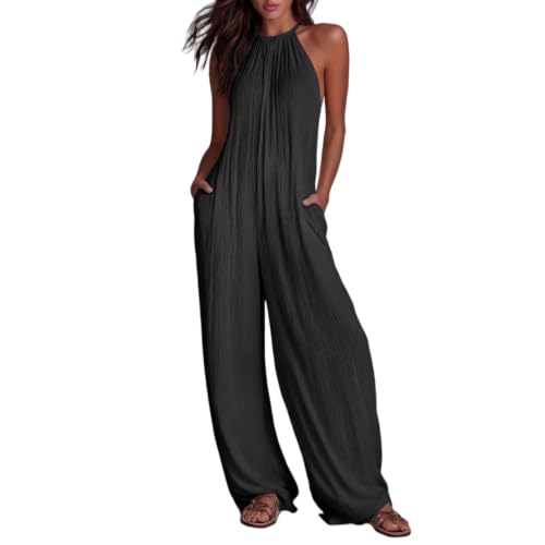 Overol fresco para mujer que soluciona el calor del verano con ropa de una pieza