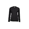 Badger Sportswear Women's B-Dry Long Sleeve Performance Tee, Black, Medium