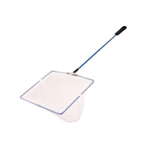 Soccik Fish Net Aquarium Goldfish Fishing Net Shrimp Betta Fishing Landing Net Fishing Tray Net for Aquariums White Cover
