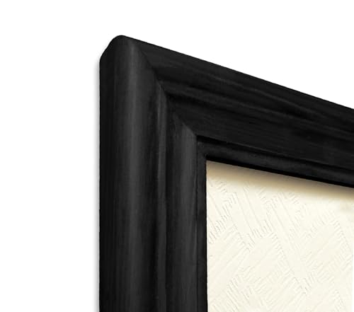 Image of 16 x 18 Wooden Photo Frames for Wall Decoration, 16 x 18 inch Pine Black Wood Photo Frames for Loved Ones, Gifts, Photo Frame for Home Decor, Photos, Posters and Artworks (16 x 18 inch, Black)
