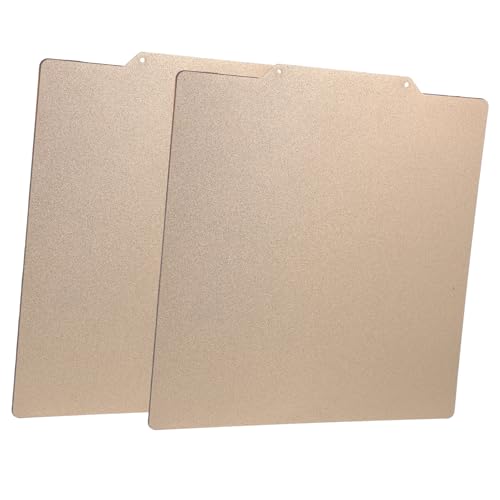 2Pcs Steel Build Plate for 3D Printer Heated Bed Surface