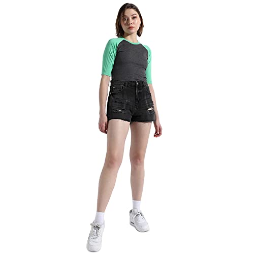 Image of Campus Sutra Women's Cotton Regular Tops