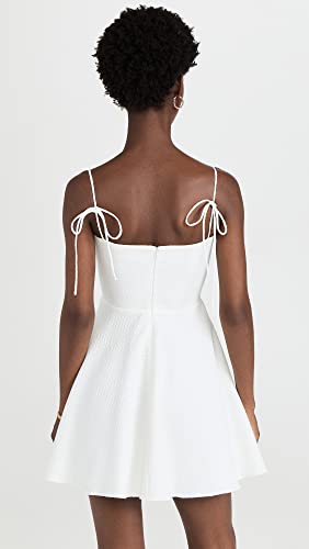 Amanda Uprichard Women's Starlett Dress, White, L #TOP2