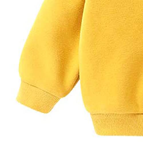 Toddler Hoodies Cute Unisex Solid Color Hooded Sweatshirt Girls Boys Fall Winter Casual Warm Soft Pullover Sweater4