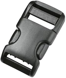 [Duraflex] 1個 黒 クロ 25mm 25ミリ 中型犬 大型犬 用 首輪 ペット バックル テープアジャスターバックル ナイロン製 デュラフレックス Wienerlock Big Dog Single Adj. Buckle 首輪パーツ 首輪金具