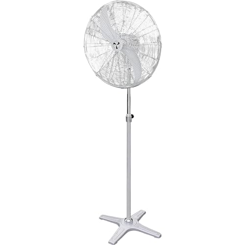 CasaFan WM2 Stand Eco Standventilator 123 W (Ø x H) 65 cm x 1580 mm Silber-Grau Chrom (glänzend)