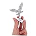 MUCKLILY 3D Metal Front Logo Eagles Car Magnet Hood Ornament Car Universal Auto Badge