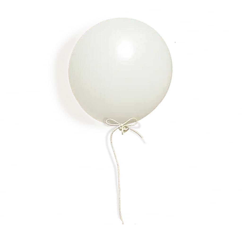 CHSYOO 10 pieces White Balloon 36 Inch Mini Latex Balloons, Decorations for Wedding Birthday KIds Party Bag Fillers Children Party Favour