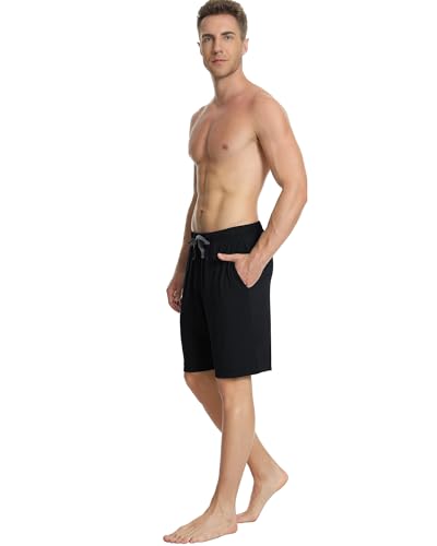 NACHILA Men's Pajama Shorts Sleep Shorts Breathable Pajama Bottoms Soft Lounge Short4