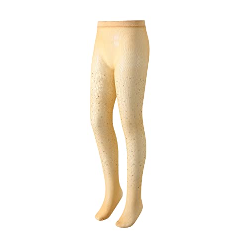 Toddler Kids Girl Tights Pantyhose Rhinestone Mesh Stocking Sparkle Leggings Stocking Princess Tights