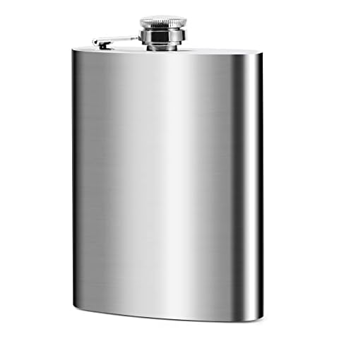Petaca MOPPRO 8oz de acero inoxidable a prueba de fugas Cover