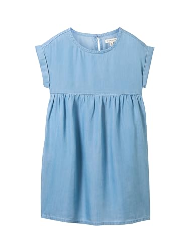 TOM TAILOR Mädchen Kinder Tencel Jeanskleid , light stone bright blue...