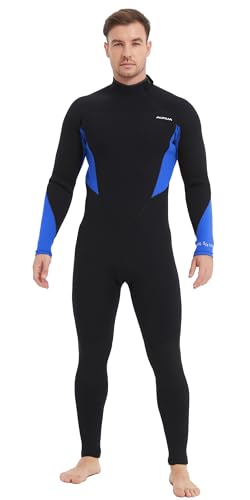 Image of Mens 5mm Full Wetsuit Ultra-Stretch Neoprene Surfing Diving Suit