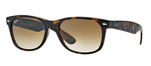 Ray-Ban RB2132 New Wayfarer Gradient Unisex Sunglasses (Light Havana Frame/Crystal Brown Gradient Lens 710/51, 52)