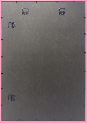 pf+a A2 Frame With Mount For A3 Picture (59.4x42cm) Poster Frame - Perspex Window - Pink Thin Poster Frame For A2 / 59.4 x 42cm - Image 5