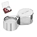 KINGMAS Pocket Jewelry Loupe 30x 21mm Jewelers Eye Magnifying Glass Magnifier