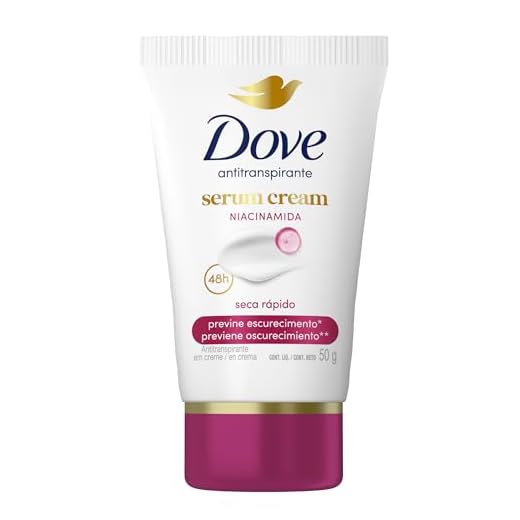 Dove Desodorante Antitranspirante em Creme Previne Escurecimento 50 G