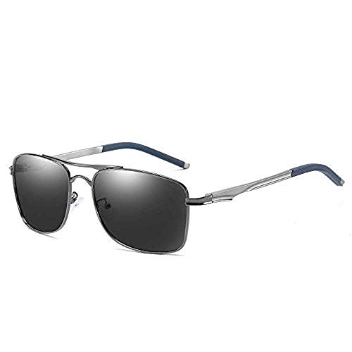 Preisvergleich Produktbild nobrand Herren polarisierende Sonnenbrille Aluminium Magnesium Spiegel Bein Sonnenbrille schillernden Farbfilm Angelbrille Fahrbrille