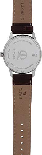 Image of Titan Leather Analog Brown Dial Men's Watch 9441Sl03 /Nn9441Sl03 /Np9441Sl03