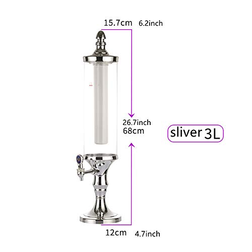 Nomal Tabletop Wine Beer Tower Beverage Juice Dispenser With Led Colorful Shinning Lights For Bar Party Restaurant Ktv Barbecue Restaurant thumb #1