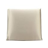 OLESILK 100% Mulbery Silk Pillowcase with Hidden Zipper for Hair and Skin, Both Sides 19mm Charmeuse Gift Box 1pc - Taupe, 65x65cm