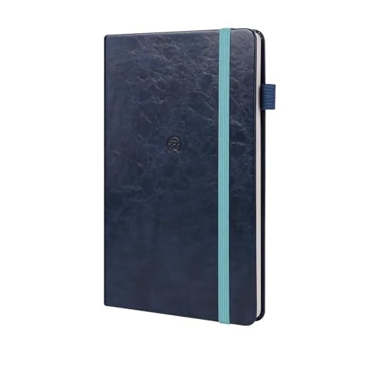 Smart Notebook, Smart Writing System, Smart notebook with Navy hard cover, A5 Smart writing system, 2/3 lined pages and 1/3 Blank pages and Lake Blue elastic closure, 13 x 21cm, 94sheet(187pages)