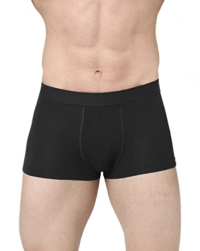 Image of dockstreet Ultra Soft, 100% Cotton Smooth Boxer Brief Comfortable Stretchable /Soft Fabric Brief Trunk Styled Underwear for Men