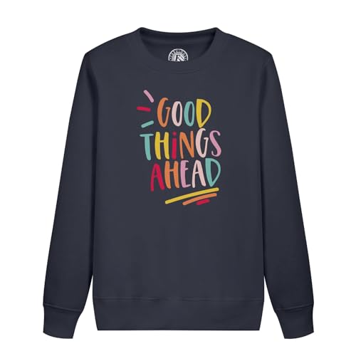 Sweatshirt enfant Good Things Ahead avec message positif