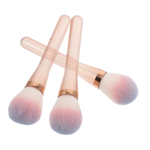 Veemoon 3 Pinceles De Maquillaje Coloridos Pinceles De Maquillaje Facial Pincel Para Polvos Pincel De Contorno Para Nariz