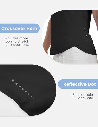 TBMPOY Women's Golf Shirts Sleeveless Collared Polo Tank Top UPF 50+ Quick Dry Tennis V-Neck Ladies Sports4