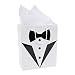 Medium Tuxedo Wedding Paper Gift Bag - 12 count