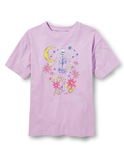 Image of Sugar & Jade Girls' Teen Short Sleeve Oversized Graphic T-Shirt