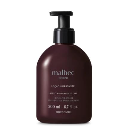 Loción corporal hidratante Malbec, 200 ml