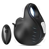 Buntune 2 in 1 Vibrierender Penisring mit 9 Vibrationsmodi und Fernbedienung Cockring Vibrator Sexspielzeug für Männer SM Herren Penisringe Vibratoren Massagegerät Langwährende Erektion Hodenvibrator