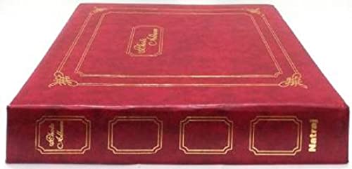 Natraj Assorted Vinyl Leather Cover 200 Pocket (Brown, 5 X 7inch Album)