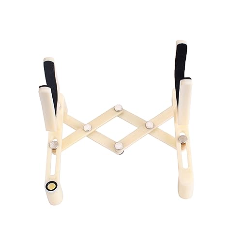ERINGOGO Plastic Violin Rack Sponge Violin Holder Violin Accessories Adjustable Stand for Violin White
