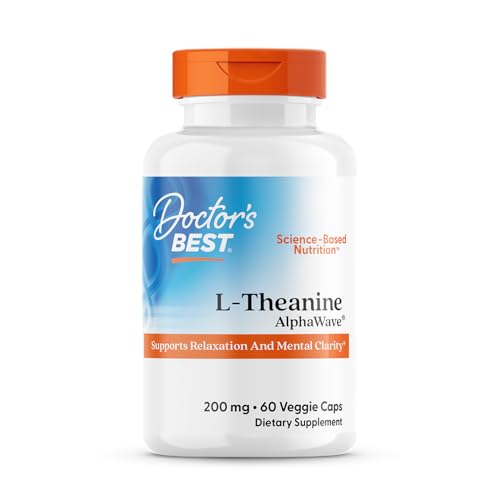 Doctor's Best L-Theanine AlphaWave, Supports Relaxation and Menta...