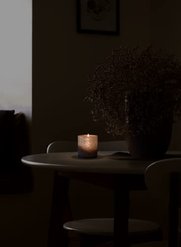 Serene Spaces Living Antique Glass Cylinder Candleholder, Vintage Vases for Flowers, Ideal for Special Events Like Weddings, Anniversary, Valentine's Day, Birthdays, Holidays, Measures 4