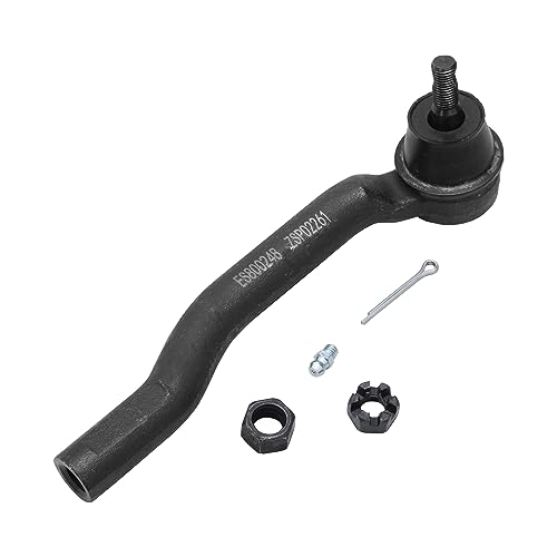 Image of Detroit Axle - 4pc Front End Control Arms Kit for 09-14 Nissan Cube, 07-12 Versa, 2 Lower Control Arms w /Ball Joint 2 Outer Tie Rods 2009 2010 2011 2012 Replacement