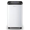 Pro Breeze Deshumidificador 6L y depósito de agua de 2L, secado de ropa y sensor de humedad – Deshumidificador portátil temporizador 24H humedad, moho y condensación. Habitaciones (20m²)