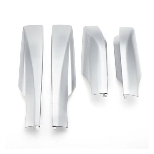 Cofre Techo Coche Maletero 4 Unids/Set Cubiertas Extremo Portaequipajes Techo Cubiertas Protectoras Carcasa Accesorios De Coche para Toyota para RAV4 para XA30 2006-2012(Plata)