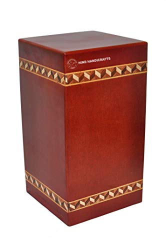 Urnes en palissandre pour cendres et boîtes funéraires incrustées - 2