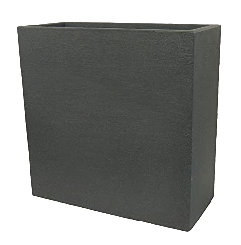 Geli Raumteiler Pflanzkübel Kubus aus Kunststoff anthrazit