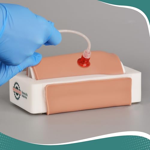 Image of Intraosseous (IO) Access Trainer with Skin Pad, Child Intraosseous (IO) Tibia Trainer, Tibial IO Bone for Medical Education