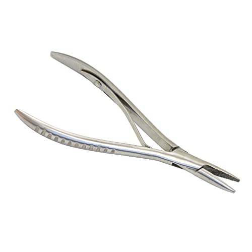 Image of Hair Extension Pliers Multi Functional Stainless Steel Hair Extension Tool for Micro Link Ring Extensions