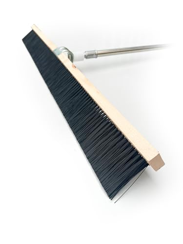 Miniatura 2 de Escoba Para Acabados De Madera Y Hormigón De 91 Cm Con Mango Telescopico De 2 Metros Ajustable En Angulo. Cepillo Broom