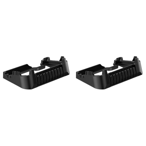 Estante de almacenamiento para consola de juegos 2 piezas, soporte horizontal para Switch OLED y Swtch 2, accesorios de base para consola, soporte estable para videojuegos