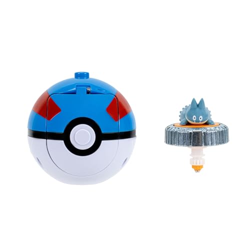 Pokémon PKW4938 - Battle Spinner - Mampfaxo offizielles Spielset