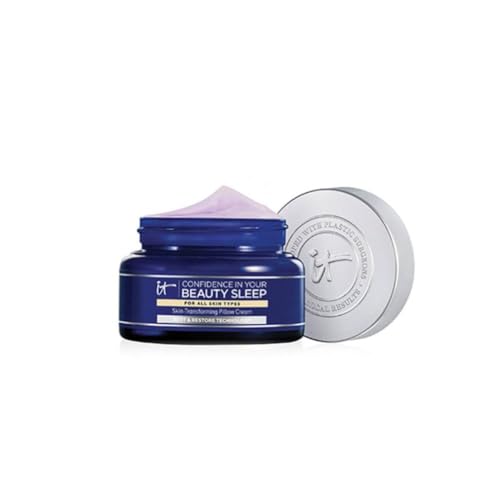 IT Cosmetics, Crema de Noche Hidratante Antiedad, Mejora la Renovación Celular, Combate Líneas de Expresión, Arrugas y Líneas Finas, Tecnología Rest & Restore, Confidence In Your Beauty Sleep, 60 ml IT Cosmetics, Crema de Noche Hidratante Antiedad, Mejora la Renovación Celular, Combate Líneas de Expresión, Arrugas y Líneas Finas, Tecnología Rest & Restore, Confidence In Your Beauty Sleep, 60 ml